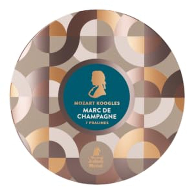 Mozart Balls din ciocolată neagră, umplute cu marțipan, migdale, alune și cremă de turtă dulce neagră, 119 grame Bomboane de Ciocolata Naty Shop Default Title