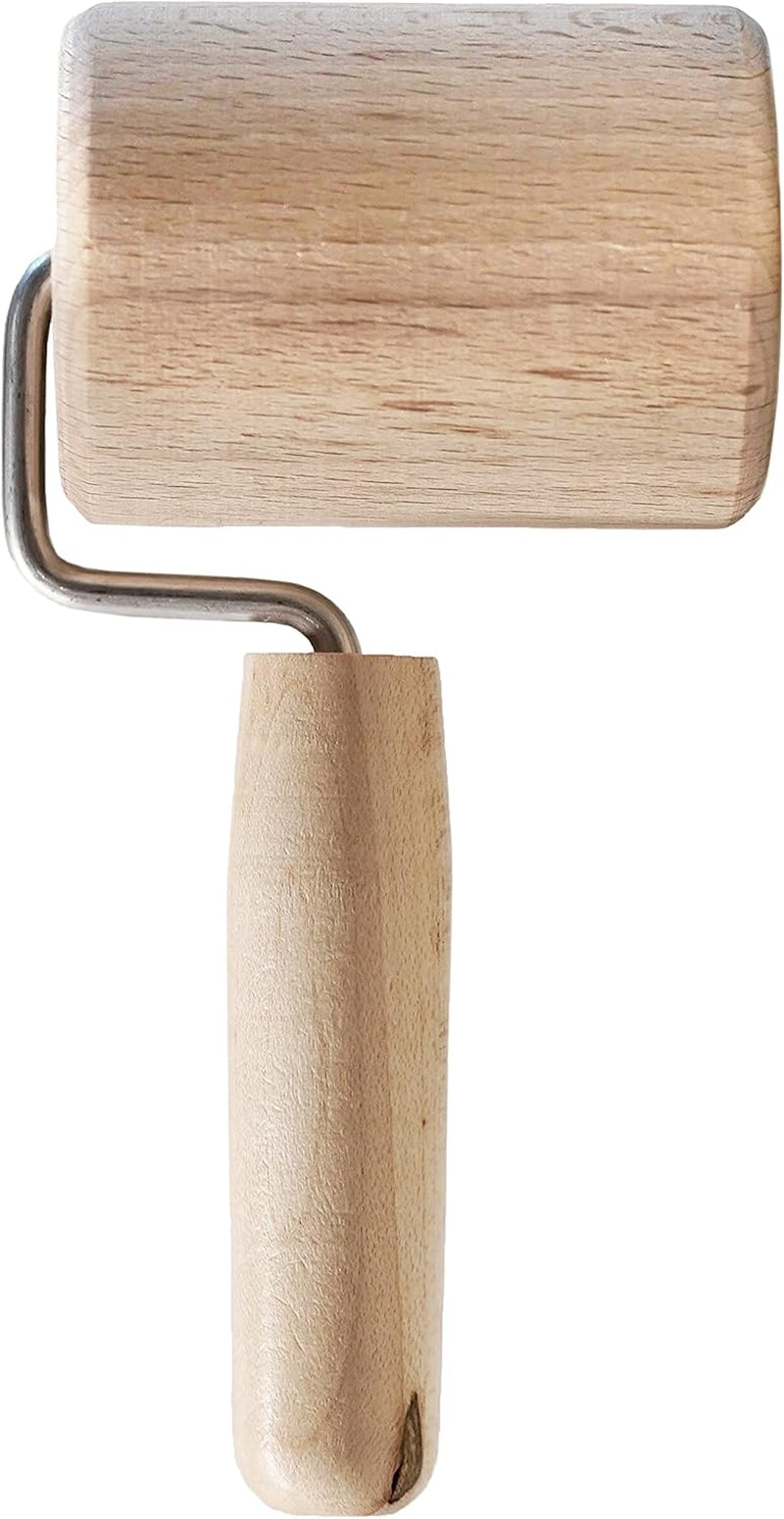 Rolă cilindrică pentru tavă de copt/alăutat din lemn de fag Chinchilla® | Ajutorul robust în bucătărie | Fabricat în Germania | Calitate sustenabilă din Germania | 18 x 5 cm