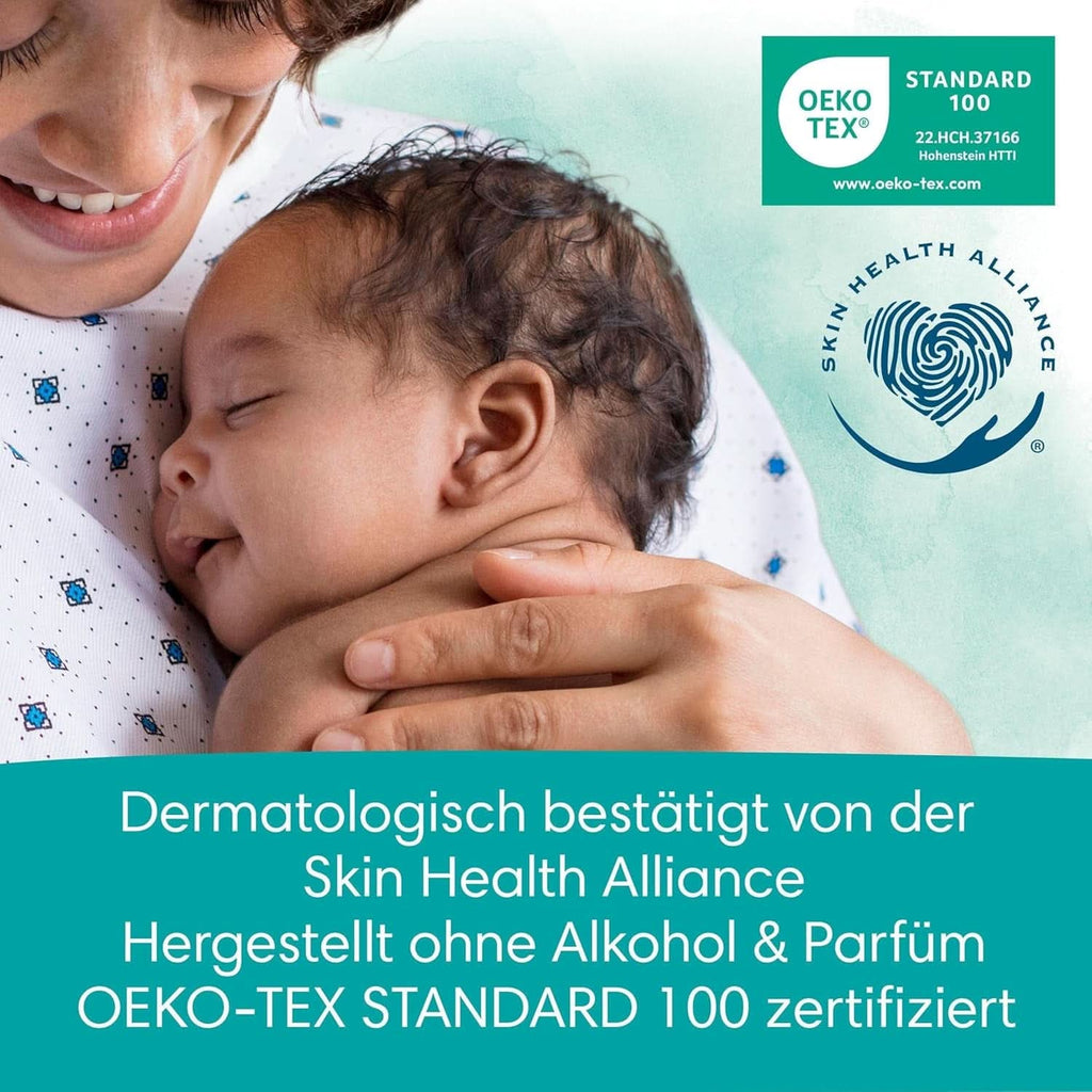 Șervețele umede Pampers Harmonie Aqua, șervețele umede care ajută la restabilirea valorii naturale a pH-ului pielii, loțiune ușoară cu 99% apă Servetele Umede Bebelusi Naty Shop