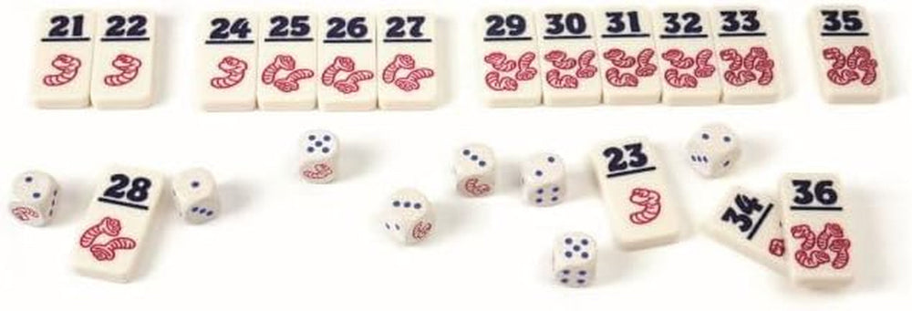 Zoch 601125200 – Heckmeck am Bratwurmeck – jocul turbulent de zaruri în popularul cadru cu pui pentru păsările inteligente care au mirosit viermele bratwurmeck, de la 8 ani
