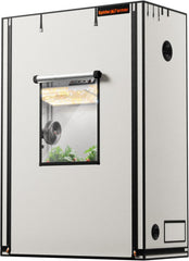 Cort de creștere Spider Farmer Pro 70x140x200 cm, cu ușă rulantă, fereastră de observare, panou de podea detașabil, material textil Mylar 2000D, pentru cultivare hidroponică în interior cu SF4000, G4500, SE4500