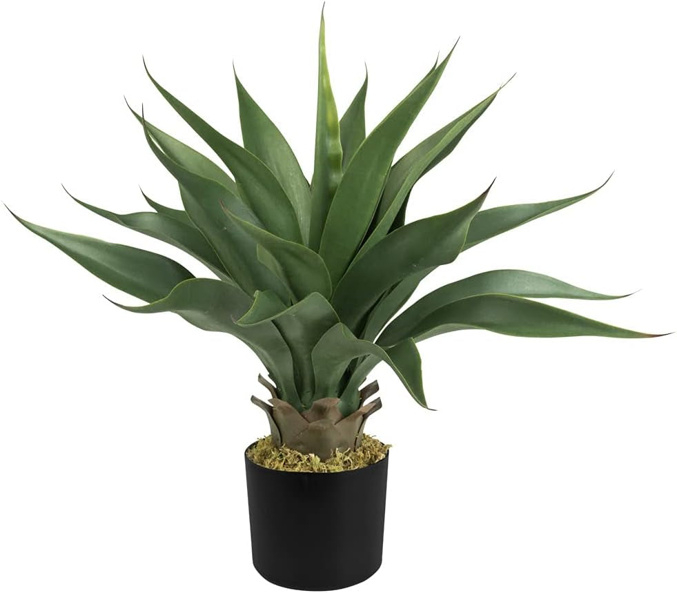 Decovego Aloe Vera Kunstpflanze 54 Cm Künstliche Plastik Pflanze Im Topf Kunstbaum Künstlich Pflanze Zimmerpflanze Sukkulente Innendekoration Deko