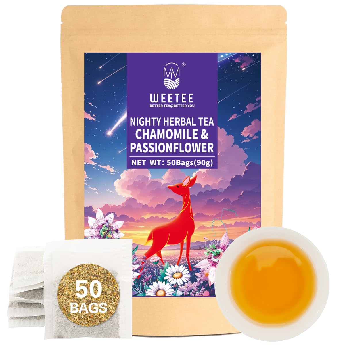 WEETEE Pliculețe de ceai cu turmeric, ghimbir și scorțișoară, 2 g x 100 bucăți Pliculețe de ceai cu turmeric, ghimbir și scorțișoară, ceai cald, picant și ușor dulce cu turmeric și ghimbir, bogat în antioxidanți, ceai cu mirodenii fără cofeină