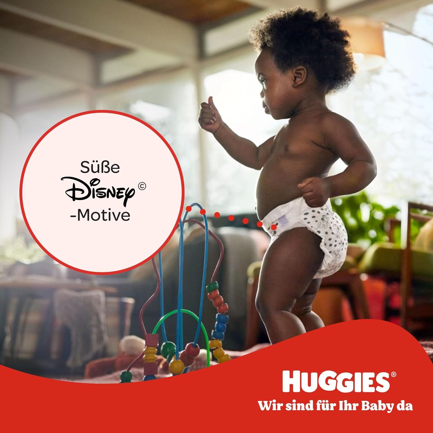 Pantaloni Huggies Little Movers Disney, mărimea 4, 120 bucăți (4x30), cutie lunară
