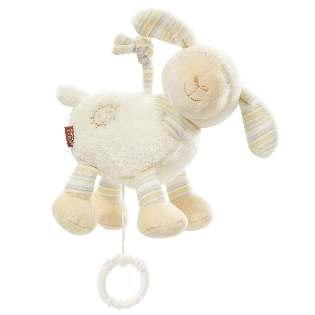 Fehn music box baby sleep aid cloud - jucărie de pluș cu melodie blândă de ajutor pentru somn "Schlaf Kindlein schlaf" - jucărie pentru copii pentru mers și acasă - jucărie muzicală pentru bebeluși și copii mici Jucarii Bebe Naty Shop Oaie