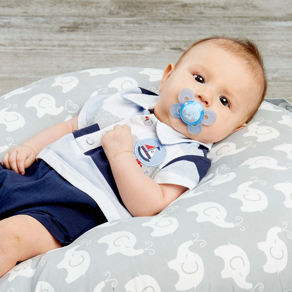 Chicco PhysioForma Comfort Suzetă 6-16 Luni, 1 Bucată, Suzetă cu Tetină din Silicon, Susține Respirația Fiziologică și Promovează Dezvoltarea Orală Corectă, Albastră