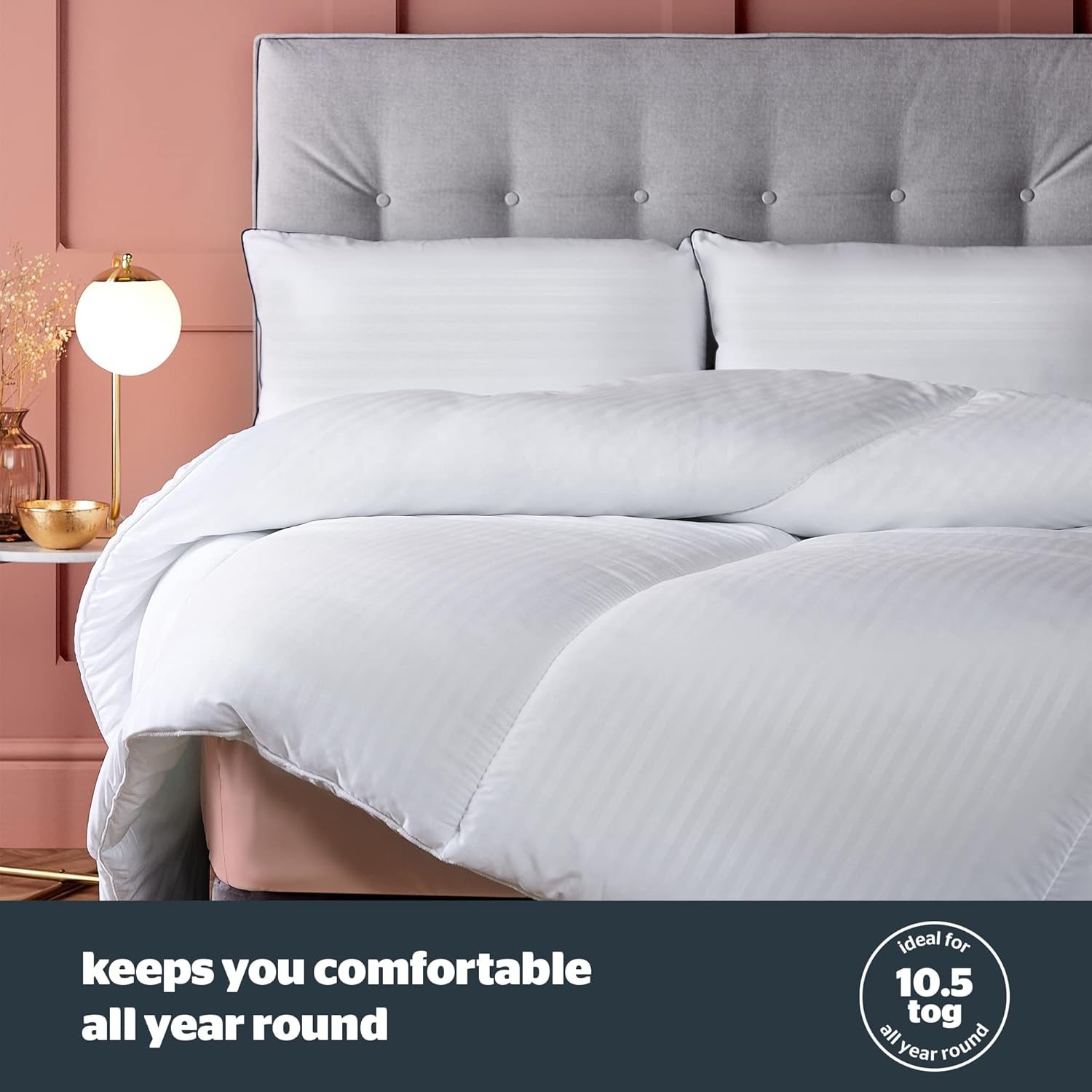 Plapumă Silentnight Hotel Collection 10.5 Tog - pat dublu, poliester, alb Plapumi si pilote Naty Shop