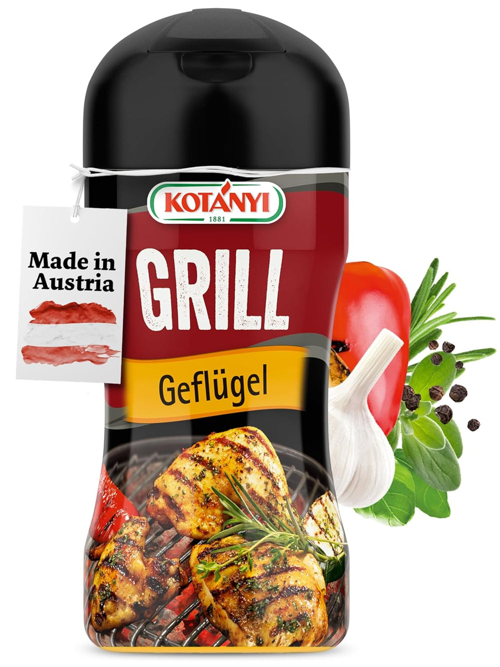 KOTÁNYI Grill Fisch Grillgewürz 80g - Gewürz für Fisch & Meeresfrüchte - Marinade für jede Fischart - Gewürzmischung zum Grillen - [Jetzt für die nächste Grillfeier bestellen!]
