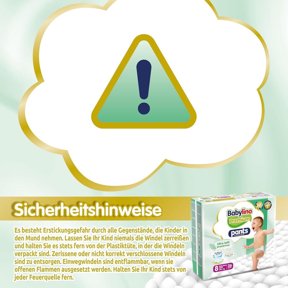 Pantaloni Premium Mărimea 8 cu Filtru Ultra-Moale, XXL (20+ kg), 26 bucăți