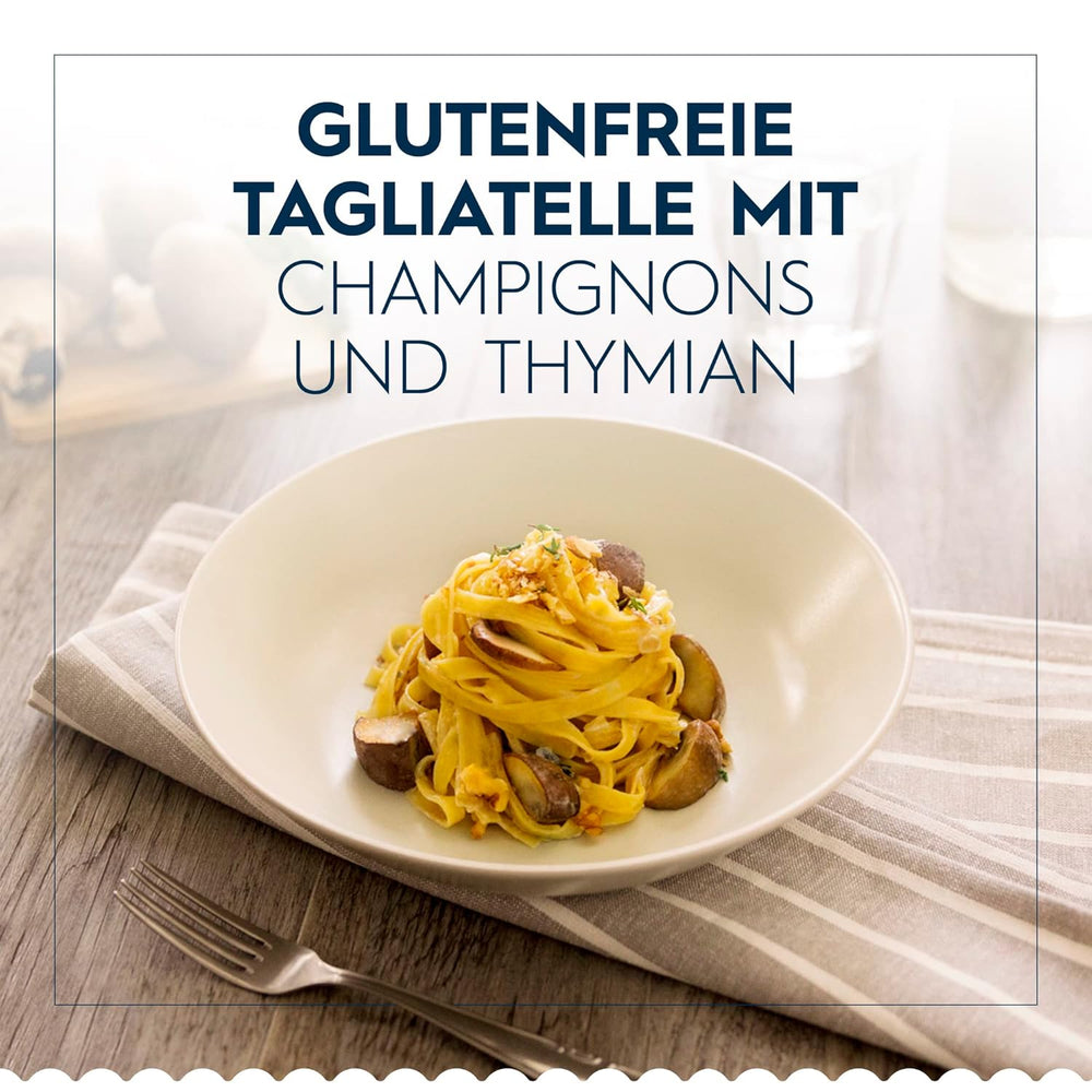 Paste Barilla Tagliatelle fără gluten, făcute din porumb și orez delicios – perfecte pentru persoanele cu boală celiacă sau intoleranță la gluten 300g
