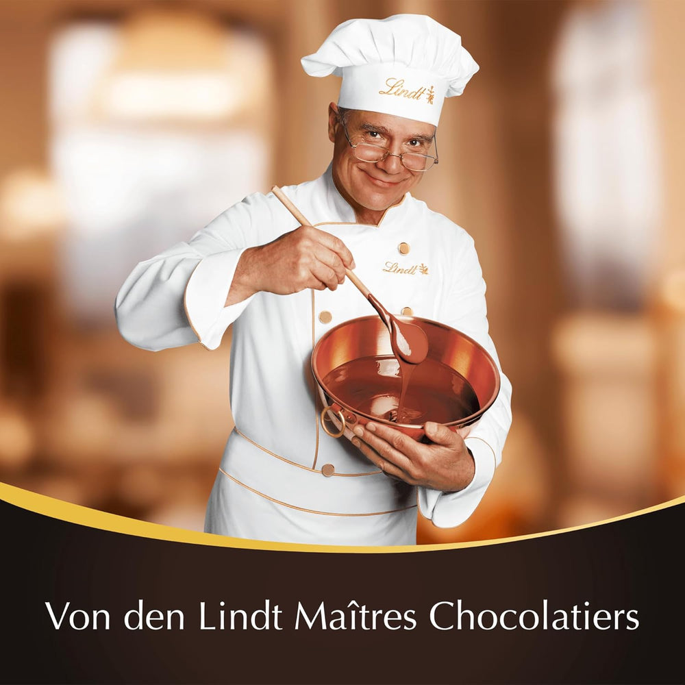 Lindt Ciocolată | Bețișoare LINDOR 60% Cacao | 100g | 4 bețișoare de ciocolată cu ciocolată neagră 60% cacao și umplutură care se topește în gură | Bețișor de ciocolată