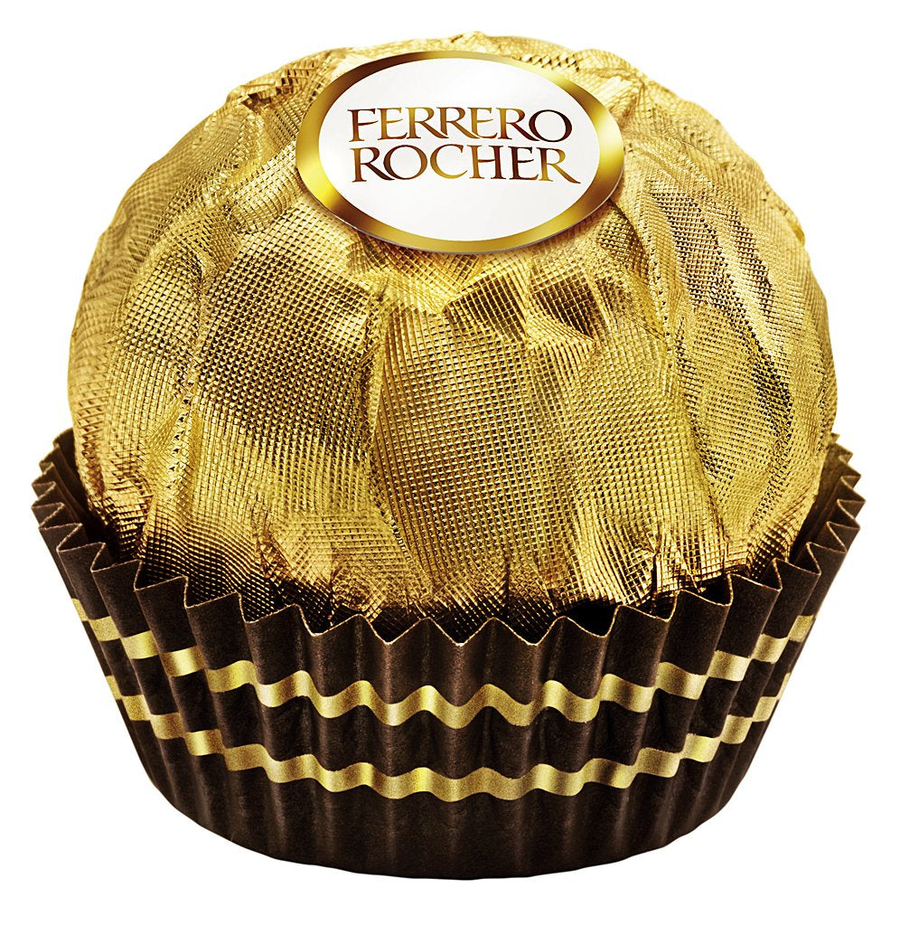 Ferrero Rocher – Specialitate de praline crocante și cremoase cu nuci – 5 pachete a câte 16 praline individuale fiecare