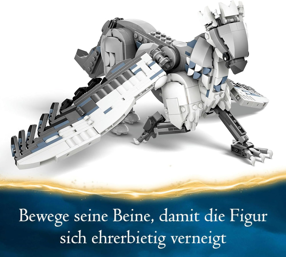 LEGO Harry Potter Hippogriff Buckbeak, jucărie creatură mitică de colecționat, set de joacă creativ pentru copii, cadou pentru băieți, fete și toți fanii 76427 Seturi de constructie Besuche den LEGO-Store