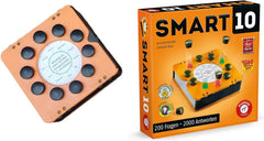 Piatnik 7167 - Smart 10 | Jocul de societate revoluționar de tipul „știu-tot” | Pentru pasionații de quiz | Cine este regele quiz-urilor? | Vârste 12+ | Întrebări de cunoștințe de la A la Z | Pentru acasă și în deplasare