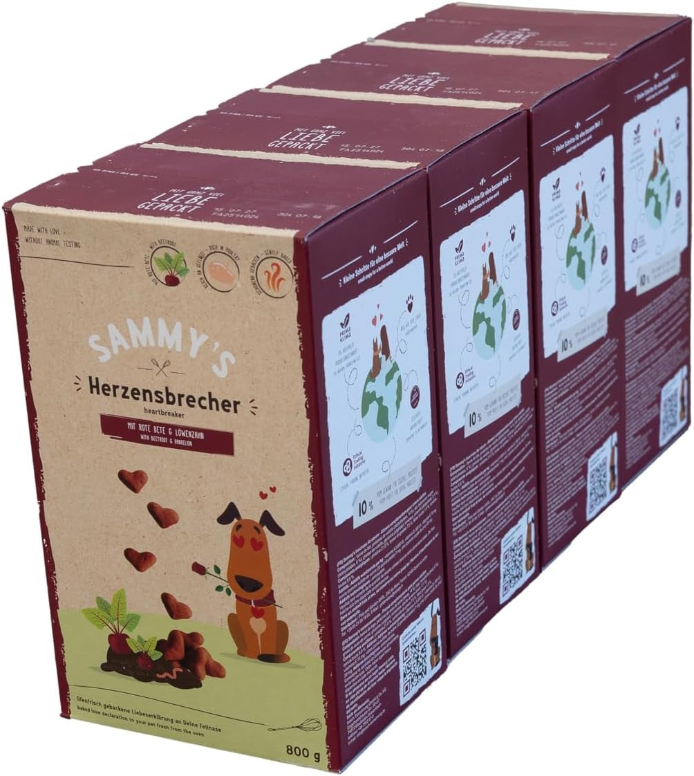 Monede de muesli Sammy's | Gustări crocante coapte pentru câini | Monede de muesli din 5 cereale pentru prietenul tău blănos de talie mare (peste 30 kg) | 1 kg