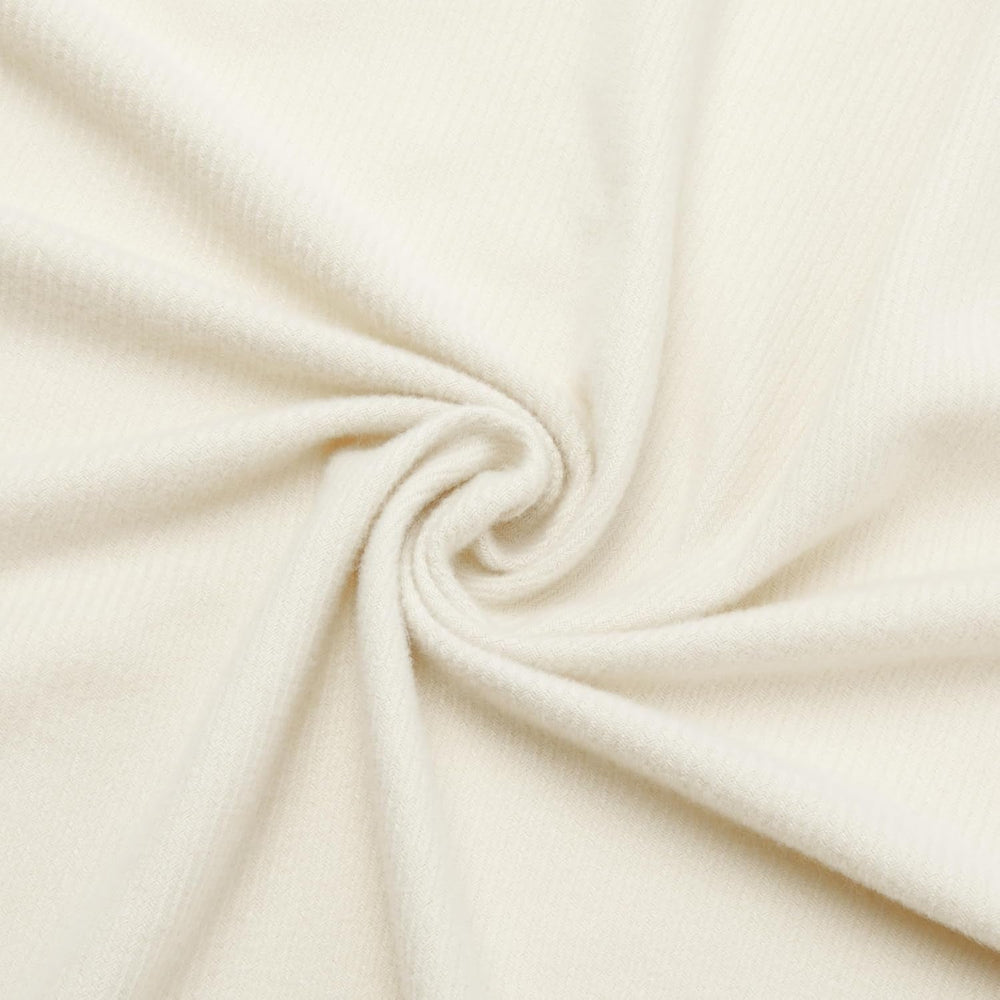 Amazon Basics Throw Blanket, ușor, poliester reciclat, cameră Decor Cosy Blanket, 127 X 152 Cm, alb fildeș cu model albastru Check Paturi si Cuverturi Besuche den Amazon Basics-Store
