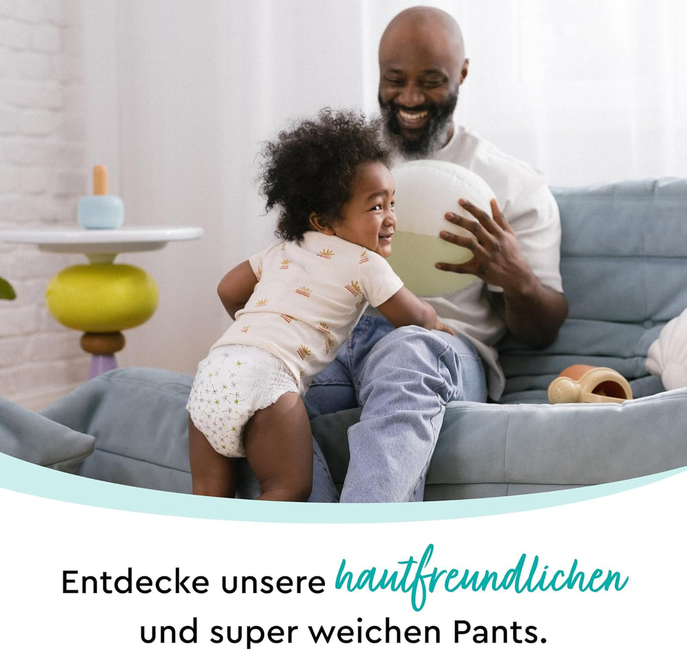 Pantaloni LILLYDOO prietenoși cu pielea, mărimea 5 (12-17 kg), cutie lunară (105 bucăți)