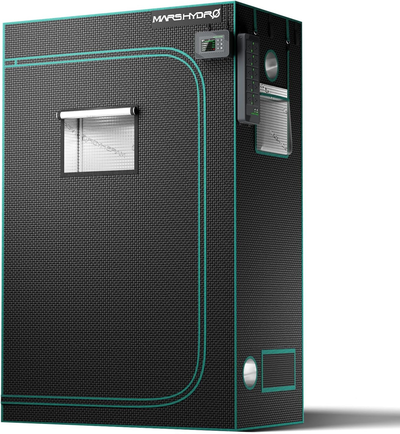 Cort de creștere MARS HYDRO 60x60x140cm, Cort de creștere pentru interior, Corturi de creștere din Mylar reflectorizante pentru hidroponie, Tavă inferioară detașabilă, pentru spațiu de creștere a plantelor