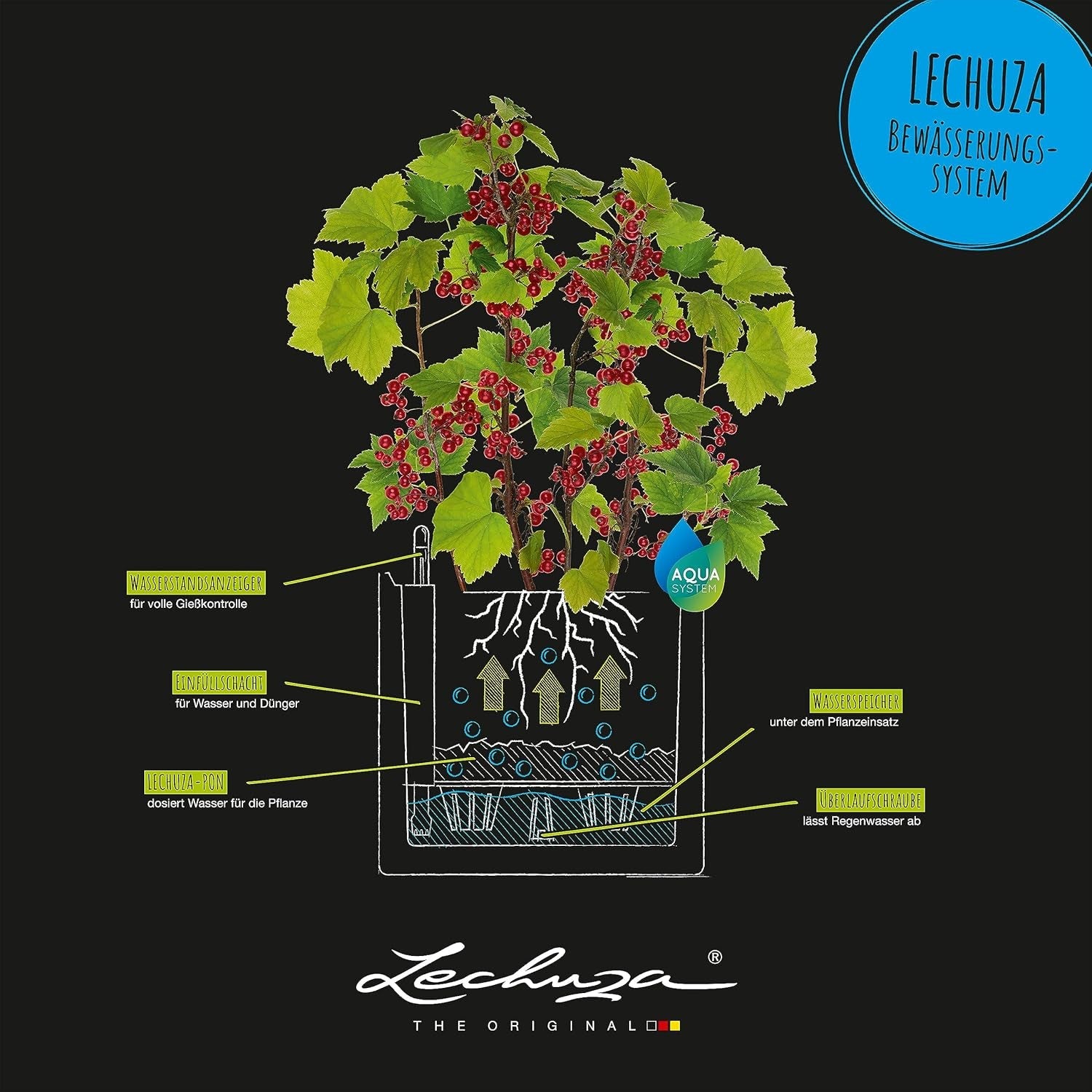 Jardinieră LECHUZA PILA Color maro nisipos 15907, 35x35x33 cm