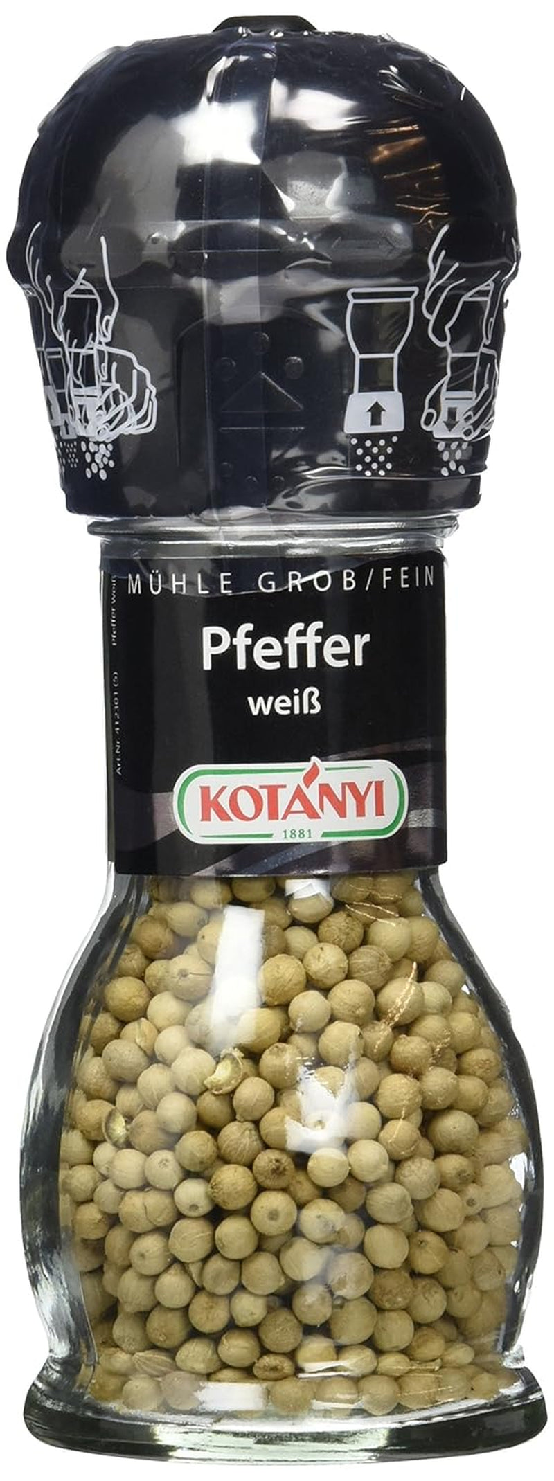 Kotanyi Knoblauch Mühle, pikant (1 x 48 g)