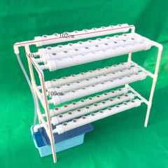 Pflanzenpflanze Hydroponic System Grow Kit 90Plant Sites Drei Layer Satz GemüSe Tool Garten Systeme Plant Vegetable Hydrokultur Hydroponische Garden Hydroponik Anbausystem PflanzpläTzen 3Schicht