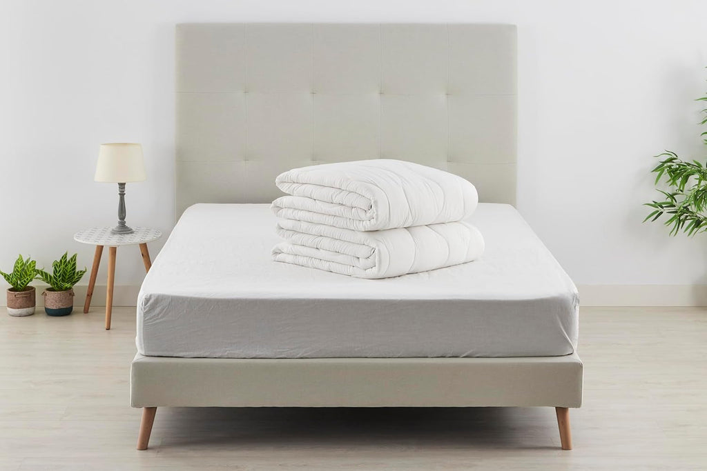 Degrees Home - 4 Estaciones - Plapumă nordică, 180 Cm, 2 plapume. Iarna: Fibre 270 G/M2; Vara 170 Gr/M2-260X240 Cm Plapumi si pilote Naty Shop