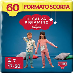 Pampers Il Salvapamino 4-7 ani, pachet vrac, 60 scutece, mărimea S/M (17-30 kg)