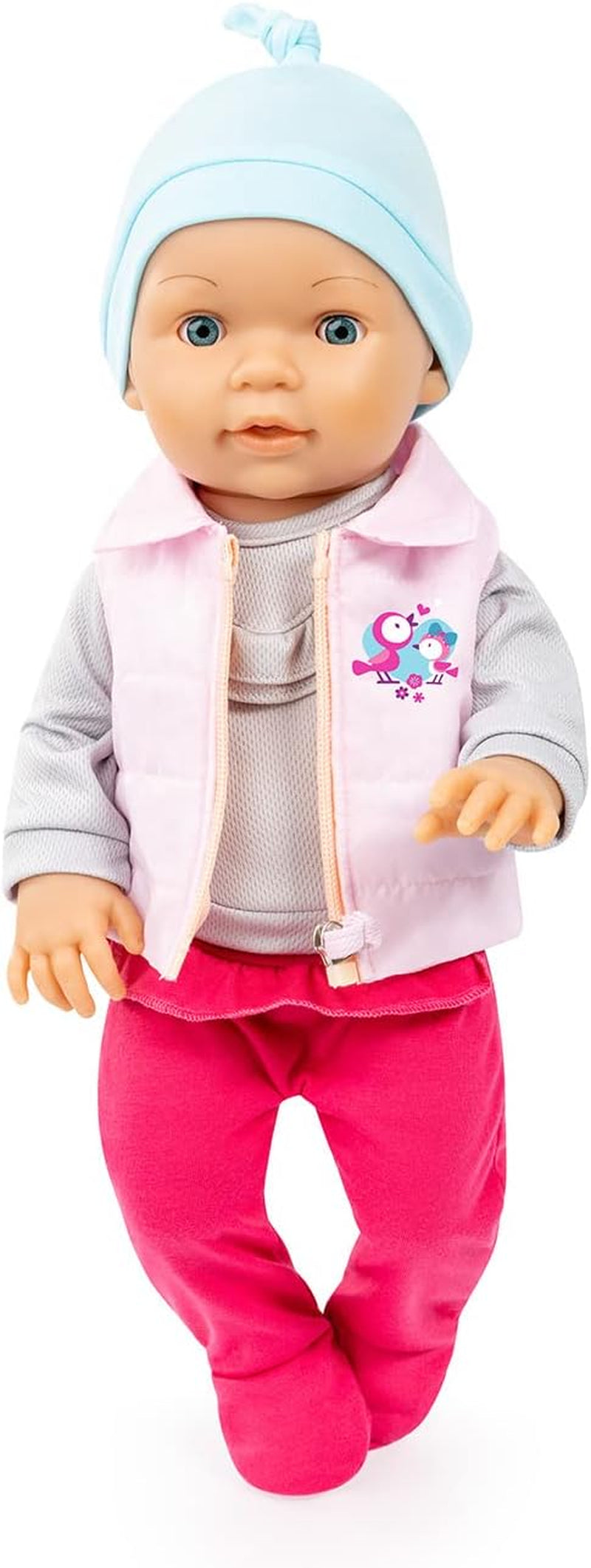 Bayer Design 84200AM Puppenkleidung, Outfits, Babypuppen Anziehsachen 38-43 cm, mehrteilig, Puppenzubehör