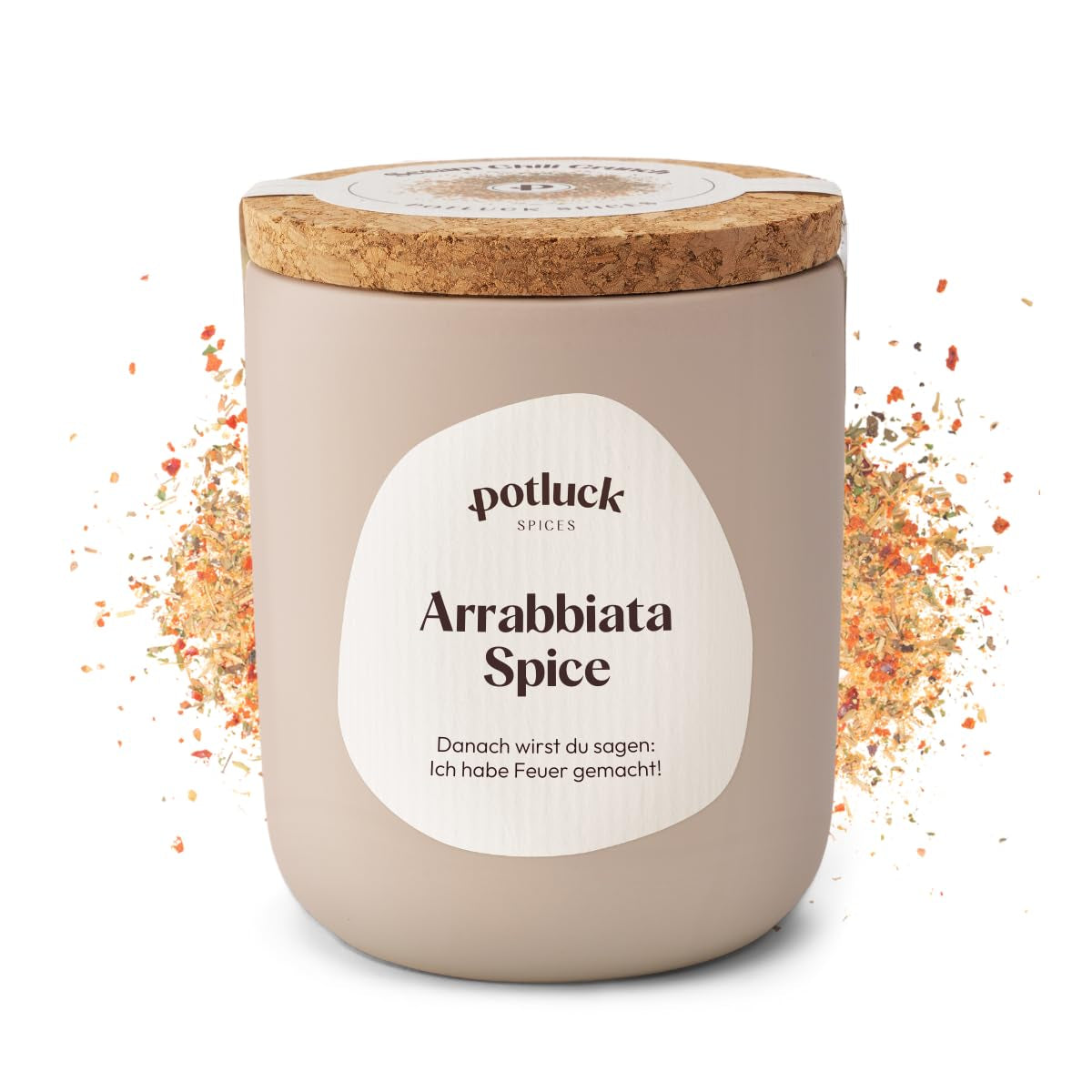 Potluck | Pasta e Pizza Kräuter | Gewürzzubereitung im Keramiktopf | 40g | Vegan, glutenfrei und mit natürlichen Inhaltsstoffen