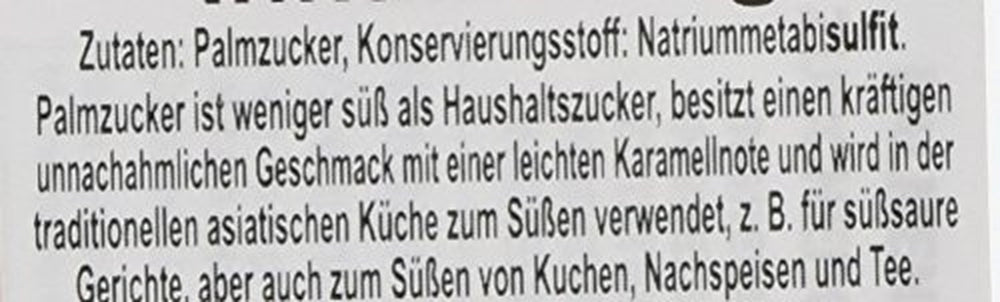 Cock Palmzucker, Scheiben, 4Er Pack (4 X 454 G Packung) Indulcitori Naty Shop