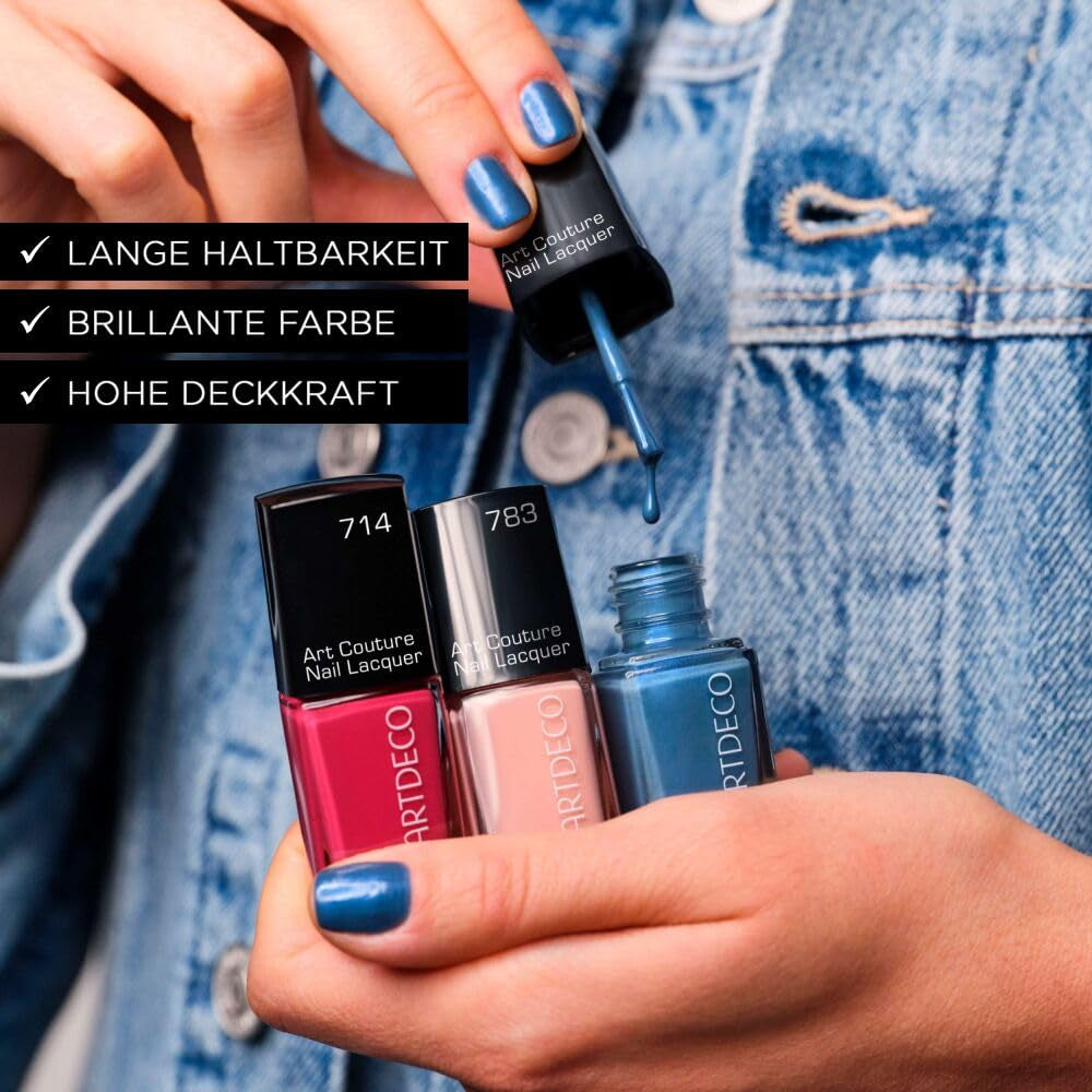 Lac de unghii ARTDECO Art Couture - Oja de lungă durată, cu uscare rapidă, în culori intense - 1 x 10ml