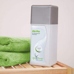 SpaTime de la BAYROL - Alka-Plus - 1 kg - Pentru creșterea alcalinității - Stabilizează valoarea pH-ului - Previne deteriorarea suprafețelor și a obiectelor sanitare - Ușor solubil și delicat cu materialele