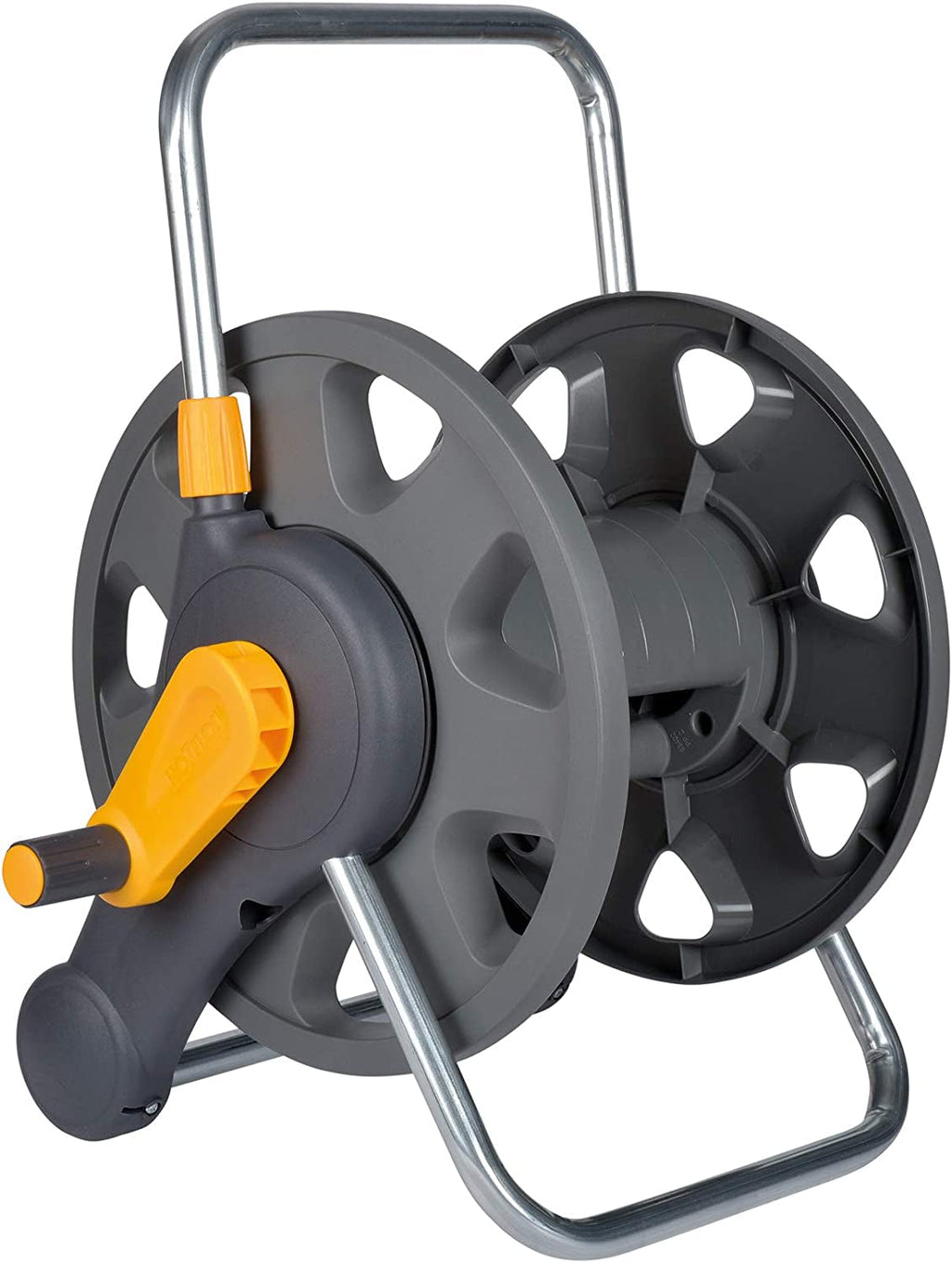 HOZELOCK - Rolă de furtun 2 în 1 (linia de asistență nu este inclusă) 60 m: Independentă sau montată pe perete, ușor de transportat, dar robustă și durabilă. Utilizare flexibilă în grădină [2475R0000]