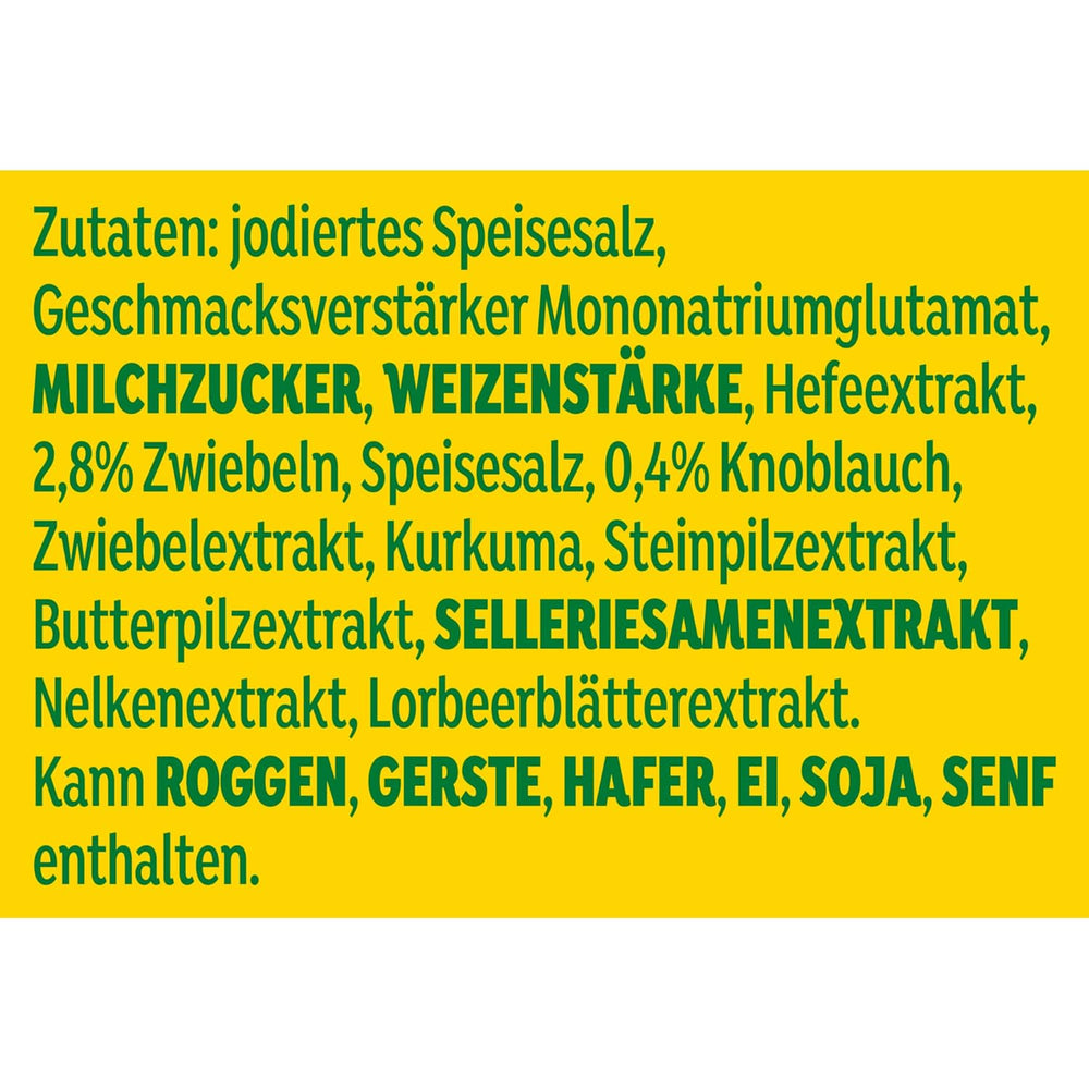 Knorr Würzmischung Universal Aromat für schnelle Gerichte zum Würzen und Verfeinern von Fleisch, Gemüse, Saucen und mehr 100 g