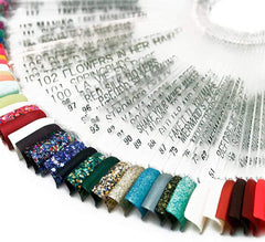 40 de bețișoare pentru capsule de ojă artificială, evantai practic, nail art (40, transparente)