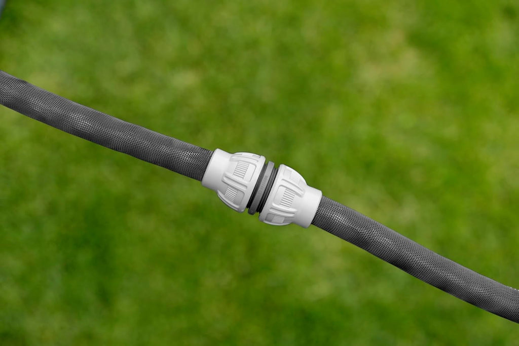 Reparator Gardena Liano 1/2 inch: Conexiune practică a două capete de furtun Liano, reparare durabilă a furtunurilor textile deteriorate, rezistent la îngheț și UV (18230-20)