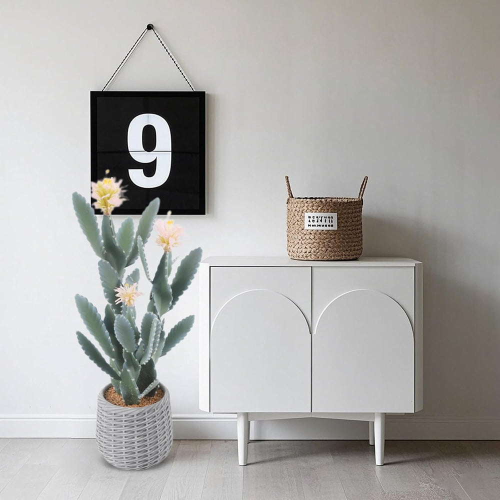 Künstlicher Kaktus, 91Cm Kunstpflanze Kaktuspflanzen Groß, Euphorbia Acrurensis Sehr Pflegeleicht, Kunstpflanze Im Topf Pflanzen Dekoration Für Zuhause Garten Büro Dekoration Einweihungsgeschenke - B