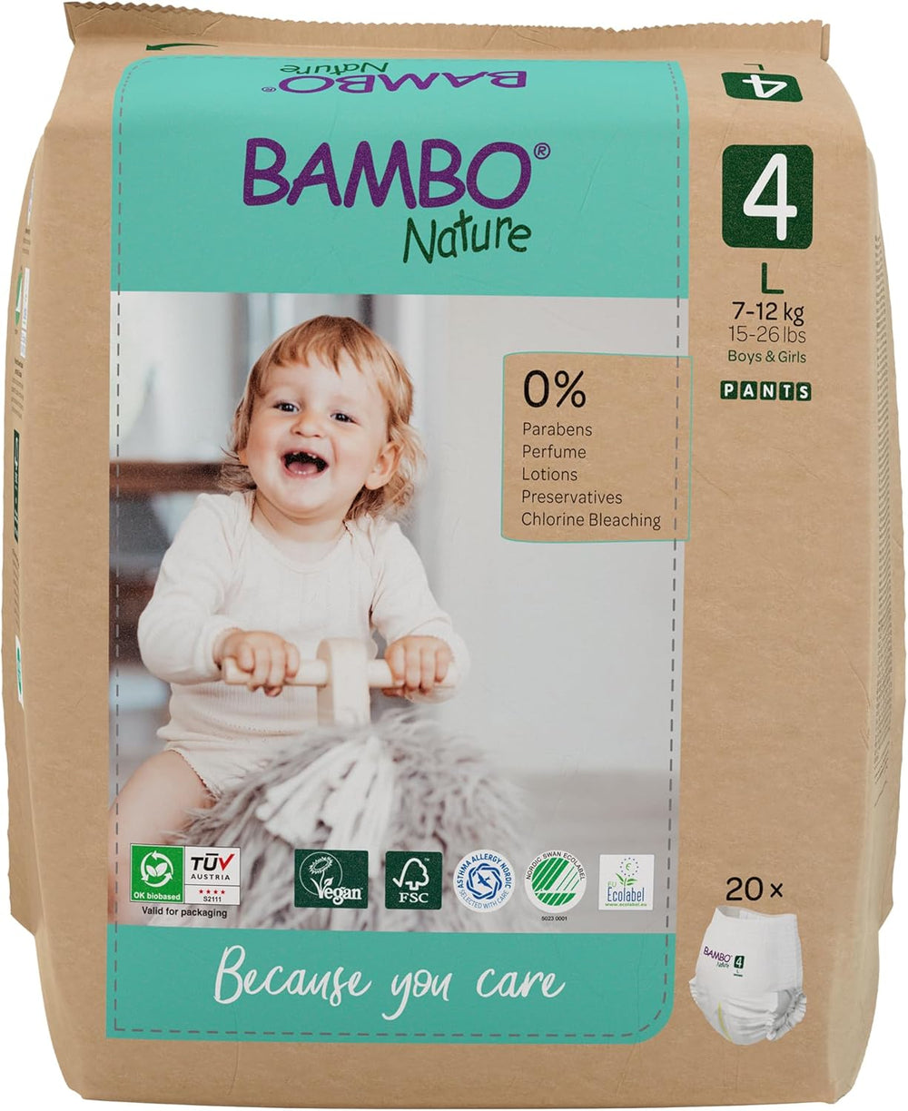 Scutece infantile Bambo Nature, mărimea 6 (15+ kg) - cutie lunară cu 90 bucăți | Scutece infantile cu protecție îmbunătățită împotriva scurgerilor | Confort și libertate maximă pentru copiii activi | Scutece testate dermatologic
