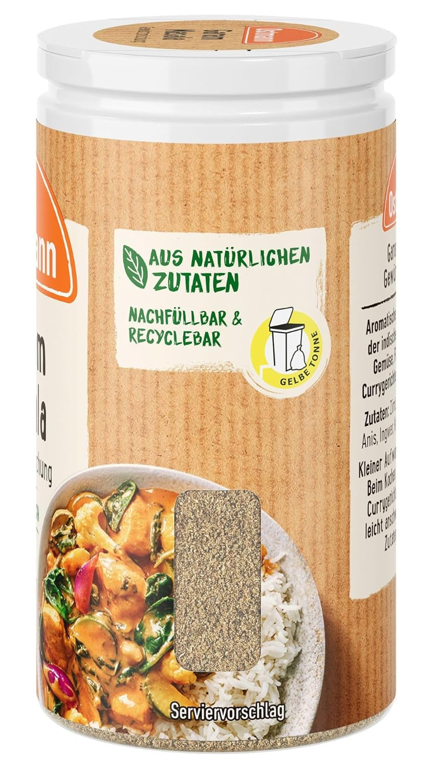 Ostmann Gewürze - Garam Masala Gewürzmischung | Nachfüllbare & recyclebare Verpackung | 30 g in der Streudose