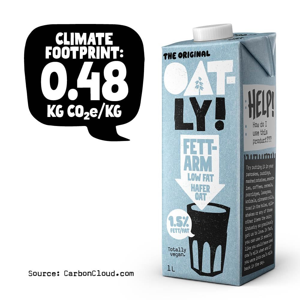 Oatly Haferdrink 1,5% Fett - Packung mit 6 (6 x 1 Liter)