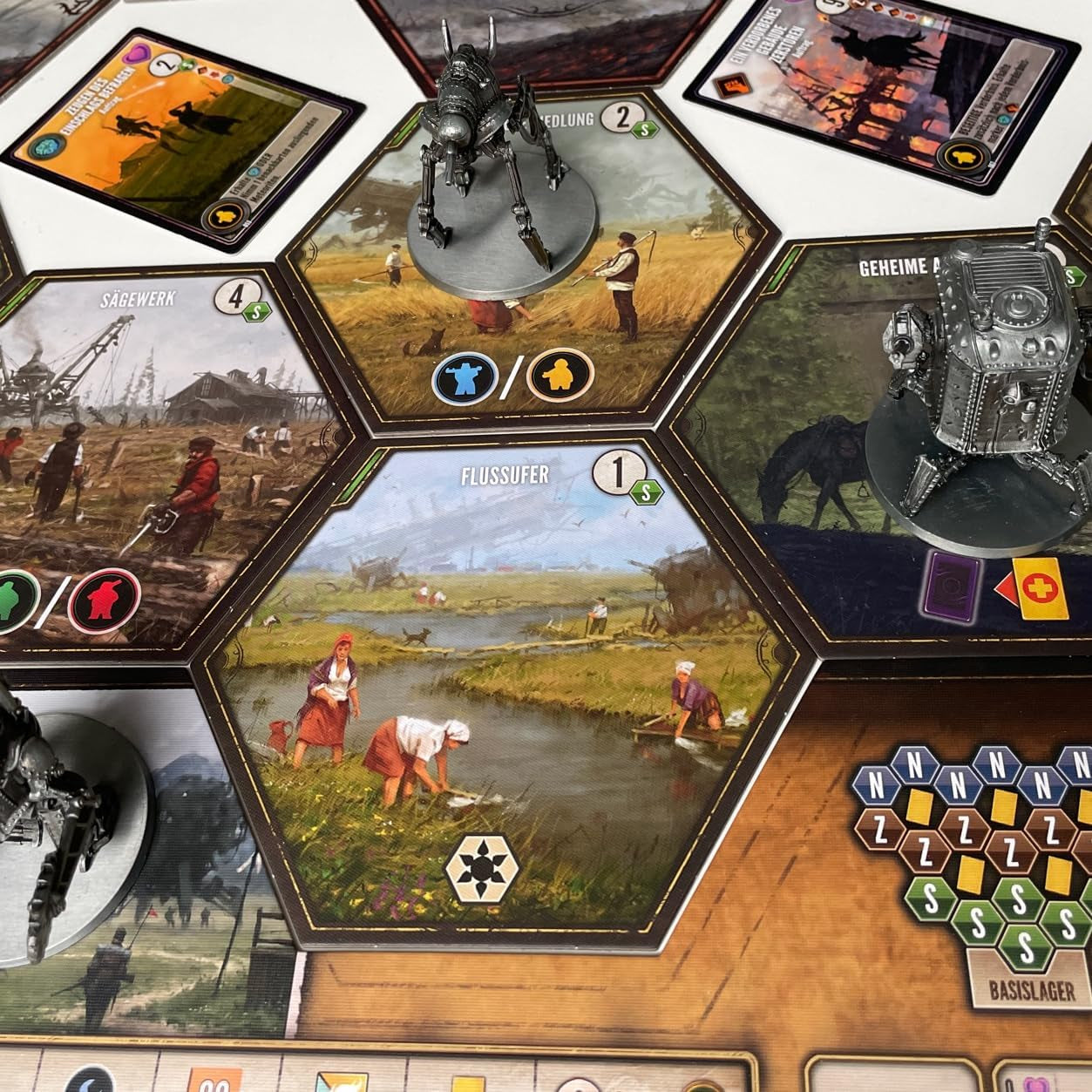 Feuerland Spiele 31025 Joc de masă Expeditions, tonuri pământești