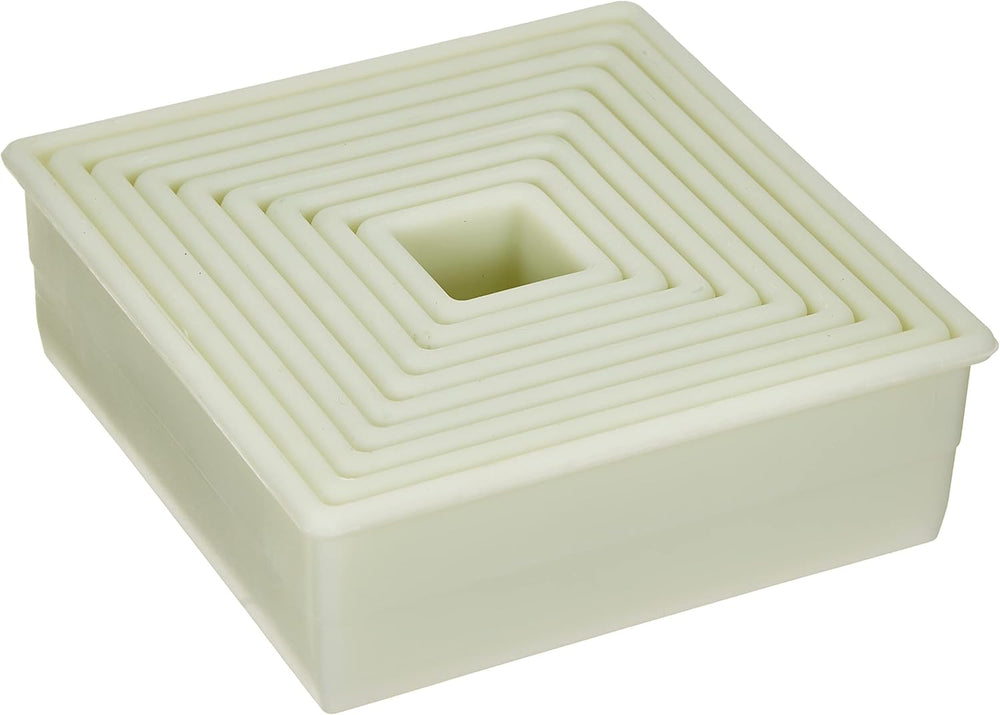 Corta MASAS CUADRADO LISO (9 buc)