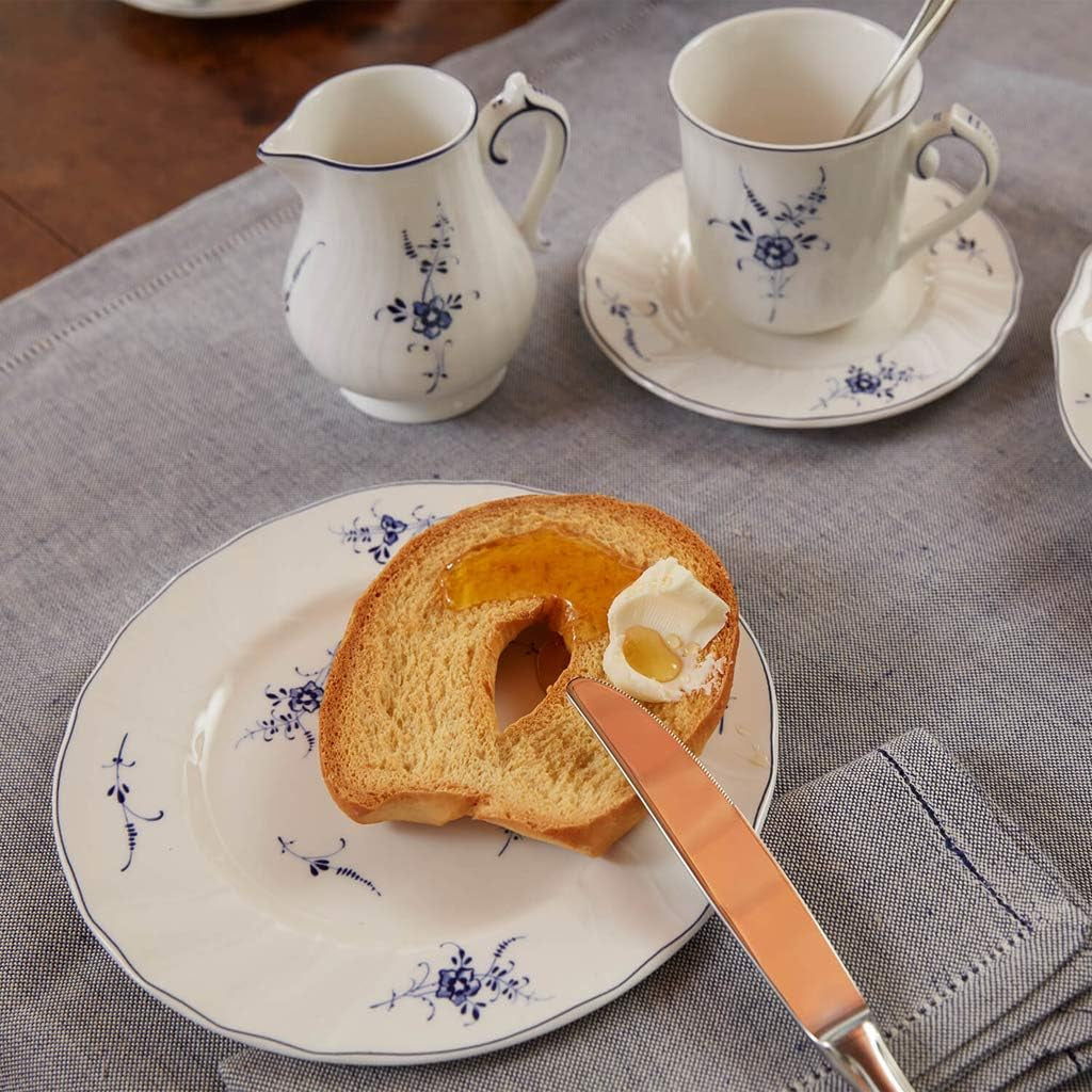 Villeroy & Boch Vieux Luxembourg Cană de lapte, 300 ml, Porțelan Premium, Alb/Albastru, 1023410760, Multicolor