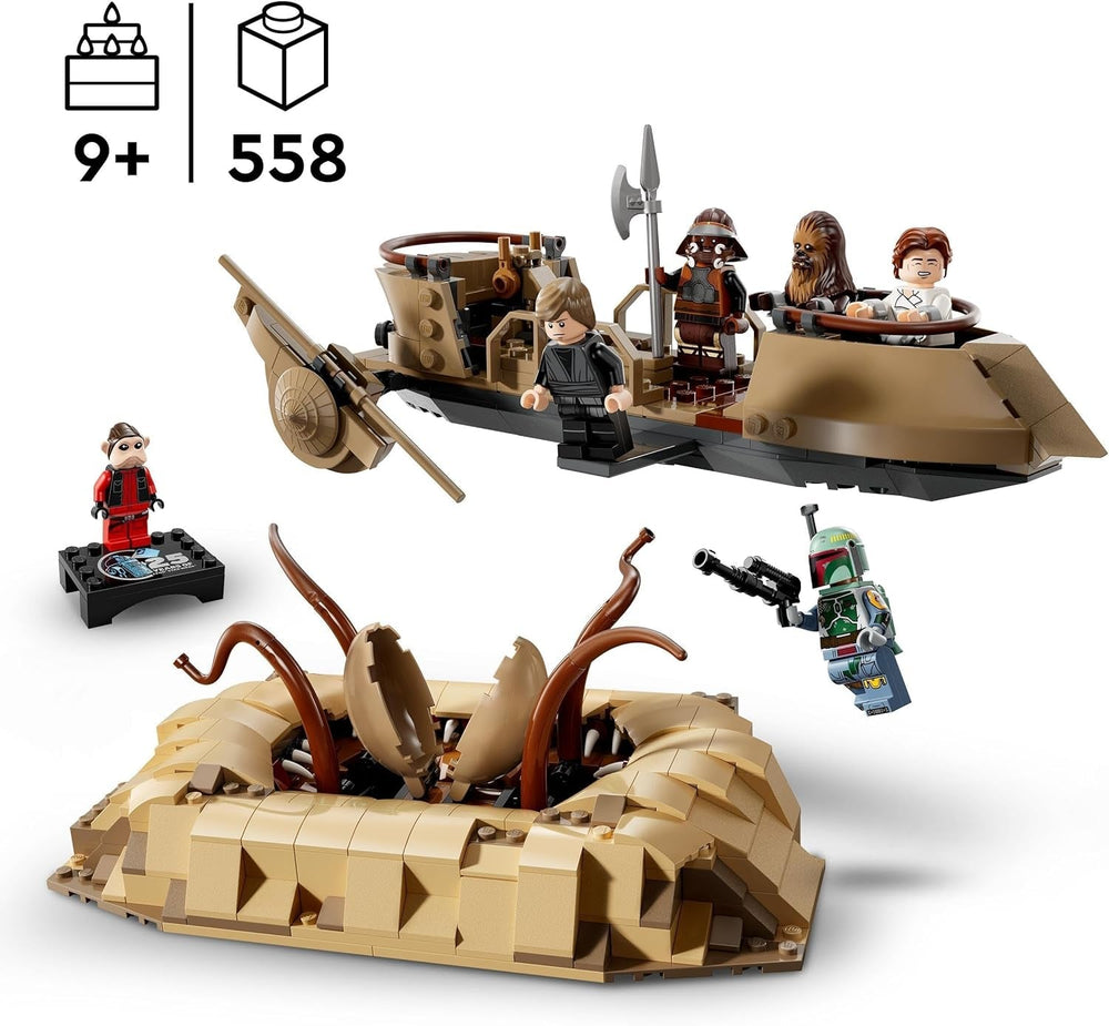 LEGO Star Wars: Întoarcerea lui Jedi Knight Desert Skiff și Sarlacc Pit, set fantezie de colecționat și construit, jucărie de construit, cadou pentru băieți, fete și toți fanii 75396 Seturi de constructie Besuche den LEGO-Store