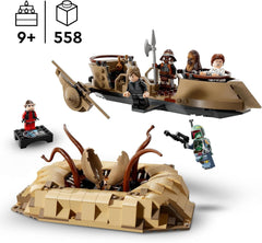 LEGO Star Wars: Întoarcerea lui Jedi Knight Desert Skiff și Sarlacc Pit, set fantezie de colecționat și construit, jucărie de construit, cadou pentru băieți, fete și toți fanii 75396 Seturi de constructie Besuche den LEGO-Store
