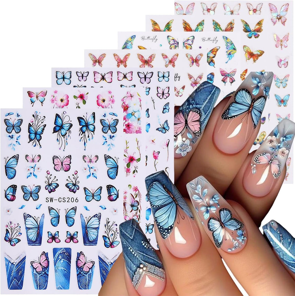 GZMAYUEN 12 culori franceze unghii autocolante 3D franceză culoare gradient unghii autocolante autoadezive unghii design unghii accesorii