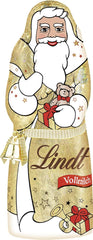 Lindt Santa Glamour, Ciocolată cu lapte, Design nou, 1 pachet (18 x 125g)