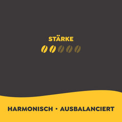 Melitta Mein Café Mild Roast, Ganze Kaffee-Bohnen 1kg, ungemahlen, Kaffeebohnen für Kaffee-Vollautomat, milde Röstung, Stärke 3