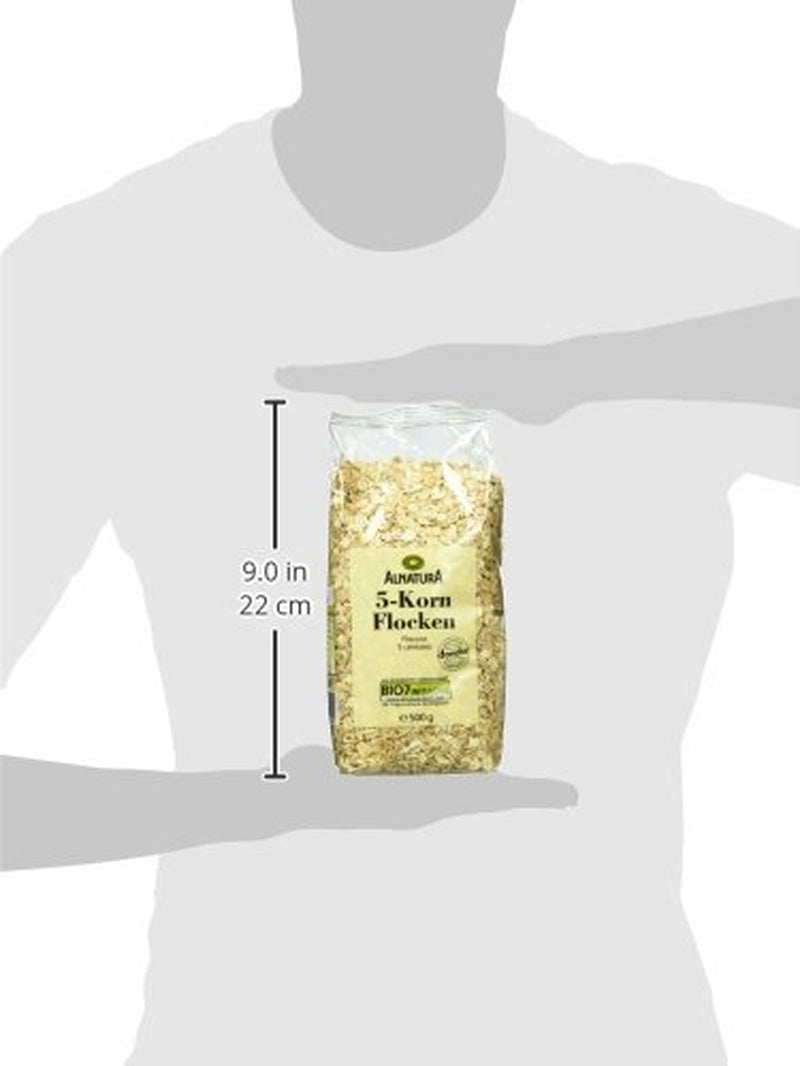 Fulgi organici din 5 cereale, 500 g