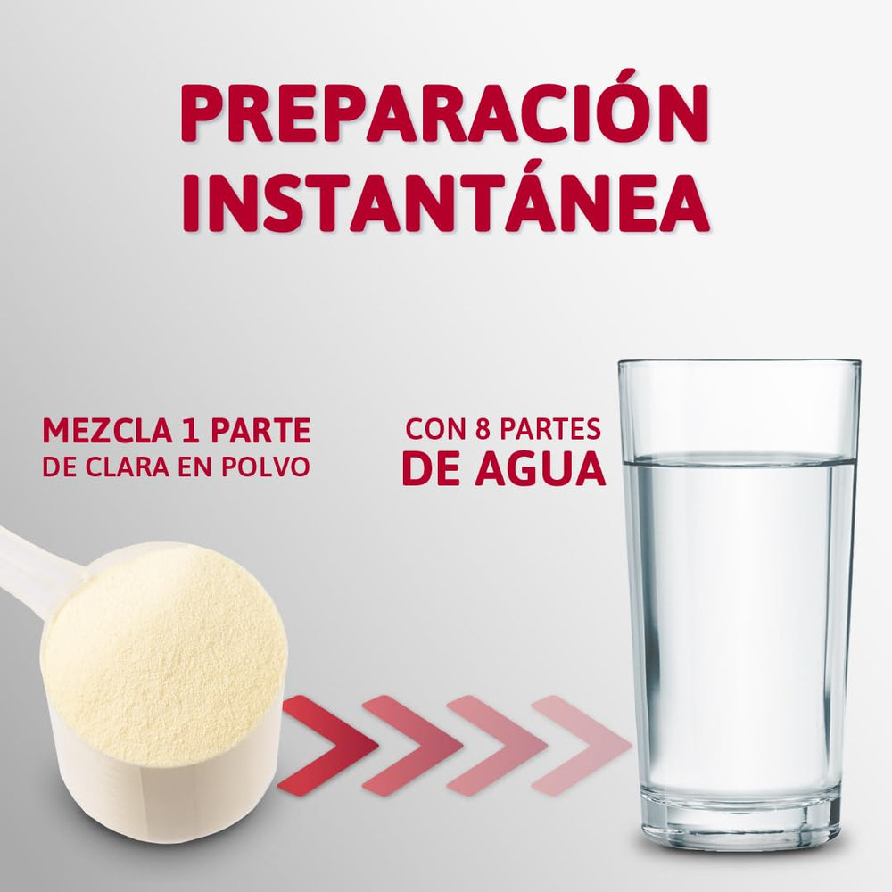 Eiweißpulver für Baiser (350 g) | Pasteurisiertes Eiklar | Getrocknetes Eiweiß | Laktosefrei | Glutenfrei | In wiederverschließbarem Zip-Beutel